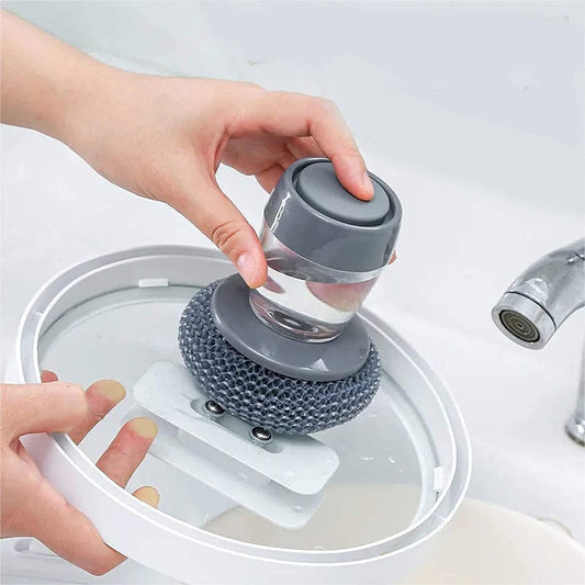 Soap Dispensing Palm Scrubber