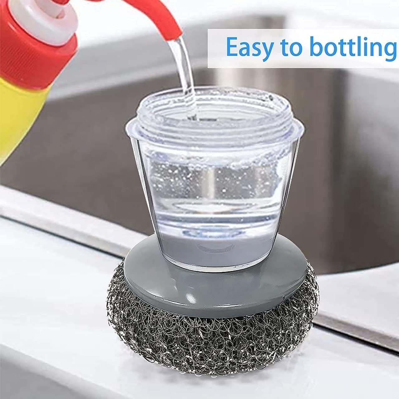 Soap Dispensing Palm Scrubber
