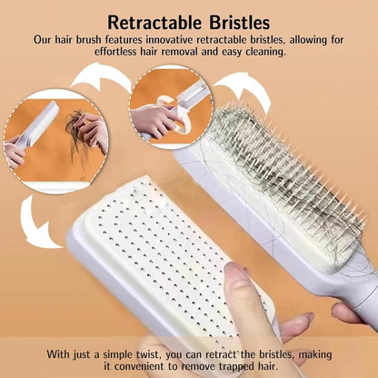 Self Cleaning Hair Comb