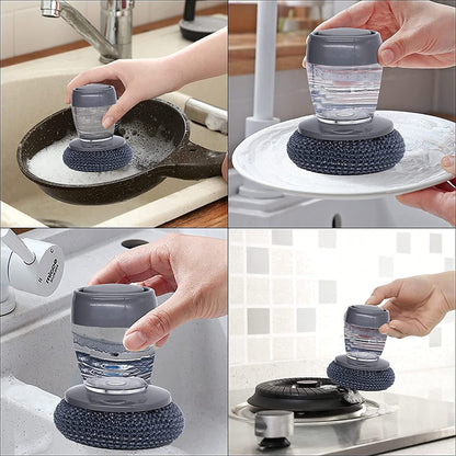 Soap Dispensing Palm Scrubber